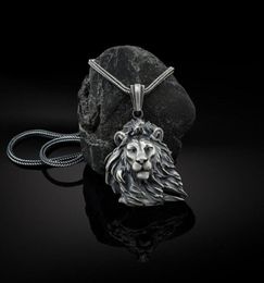 Men039s Windward Peluche Lion Pendentif Animal Collier Punk Hip Hop Chain251A9870348