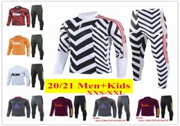 MenKids Survêtement CAVANI 2021 UTD ROONEY Jerseys B FERNANDES Costume d'entraînement Qualité thaïlandaise 20 21 Chemises de football RASHFORD POGBA Sur3698930