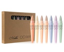 Menow Brand 6 couleurs Set CC Concealer Spot Retrogeing Brighten Corpeau Cream Repair Crayon Natural Cosmetic9385799