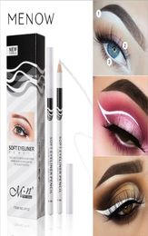 Menow P112 12 Piecesbox Makeup Wood Silky Cosmetic White Soft Eyeliner Crayon Menow Highlight Crayon9874033