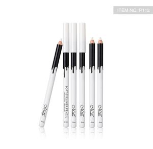 MENOW P112 12 Caja de piezas maquillaje de madera sedosa cosmética blanca delineador suave lápiz lápiz rescatado 3397650