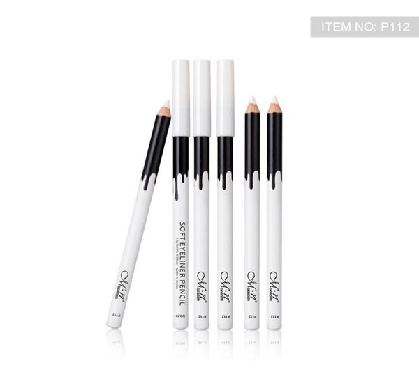 Menow P112 12 maquillaje de caja de piezas Madera sedosa cosmética blanca delineador suave de lápiz lápiz lápiz 2171046