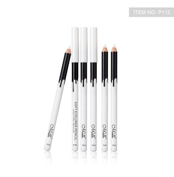 Menow P112 12 Piecesbox Makeup Wood Silky Cosmetic White Soft Eyeliner Crayon Crayon Highplighter Crayon3530066