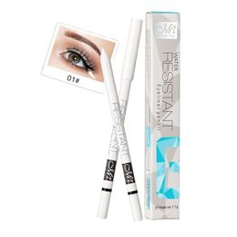 Gratis verzending Menow Pro Oilveiligheid Hoge kleurplaten Fedding Magic Waterbestendig witte eyeliner potlood