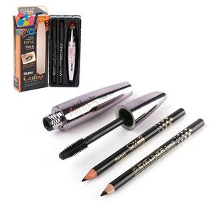 Menowset Brand Mascara Volume Mascara Volume Express 3D avec crayon à œil marron noir Ensemble TSLM2 240428