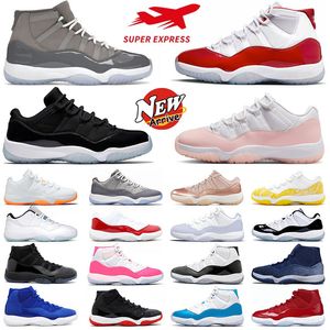 jordan 11 jordans11 j11 retro 11s Neapolitan Cherry Cement Grey Bred Gamma Blue Cool Grey Space Jam【code ：L】Mens Womens Outdoor Sports Trainers Sneakers