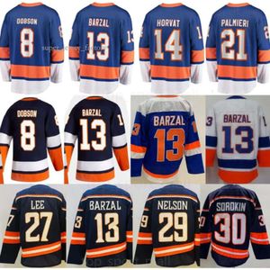 Hommes 13 Mathew Barzal Maillots 8 Noah Dobson Reverse Retro 27 Anders Lee 29 Brock Nelson 30 Ilya Sorokin 14 Bo Horvat 21 Kyle Palmieri 18 Pierre Engvall Ice 6169