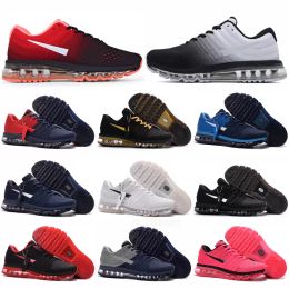 Hombres 2017 Zapatos para correr Caminar Deportes Marca Hombre Mujer Fly Negro Blanco Rojo Azul Entrenador Zapatillas Classic Jumpman 1 Entrenadores tamaño 36-45