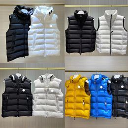 Mens 2024 marca francesa diseñador chaleco chaqueta bordar para hombre lujo invierno mantener chaqueta cálida chaqueta acolchada tiene tamaño NFC 1/2/3/4/5