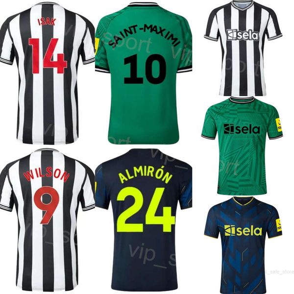 Hommes 36 LONGSTAFF Soccer Jerseys 23 24 Club 8 TONALI 15 BARNES 2 TRIPPIER 14 ISAK 9 WILSON 10 GORDON 24 ALMIRON 33 BURN 39 GUIMARAES Kits de maillots de football NiuKaSiErLian