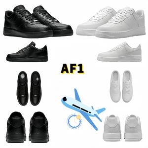 Chaussures de créateur AF1s Baskets Chaussures de créateur pour hommes Chaussures de basket-ball Chaussures d'extérieur Noir blanc