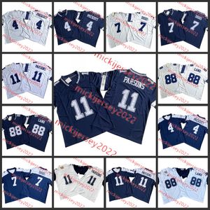 Heren #4 Dak Prescott F.U.S.E voetbalshirt gestikt #7 Trevon Diggs #11 Micah Parsons #88 CeeDee Lamb Jerseys S-3XL