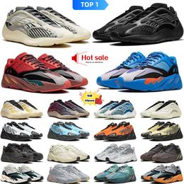 Heren 700 Running Shoes Dames V1 Designer Shoes V2 Hi-Res Red Blue Alvah Static Inertia 350 Flat Trainers 450 Classic Black Dark Slate Fade Carbon OG 380 Sports sneakers