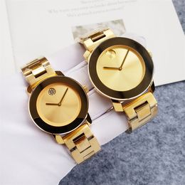 Watch Quartz Watch Mens and Womens Couple Watch 42mm36mm Fashion Luxury Exquise Valentin Day Gift Product Couleur correspondant basée sur l'image