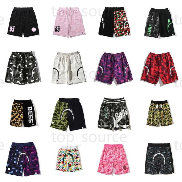 Hommes et femmes exclusifs shorts designer mode tendance fitness requin pantalons de sport court simple et généreux hommes été gym exercice ventilation