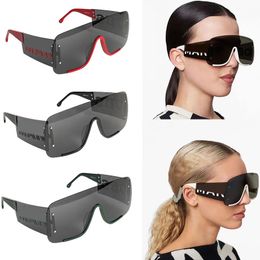 Hommes et femmes mode surdimensionné cadre vague masque lunettes de soleil designer cadre rectangulaire lunettes d'extérieur de haut niveau boîte d'emballage d'origine MJ644
