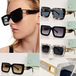 Lunettes de soleil à la mode pour hommes et femmes, jambes en métal creuses, lentilles résistantes aux UV400, couleur changeante, boîte d'emballage d'origine de haute qualité OER1086U