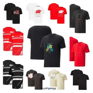 Nouveaux t-shirts pour hommes et femmes Polo F1 de Formule 1 Vêtements des meilleurs pilotes d'équipe d'été Col rond Manches courtes Vêtements de course à séchage rapide sur mesure pour les fans de grande taille Ajta