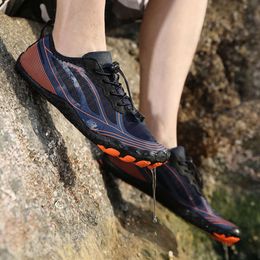Hommes et femmes chaussures de plage en plein air chaussures de nage chaussures de plongée chaussures de rivière traçage chaussures à naissance nus chaussures de séchage rapides pataugeant dans l'eau