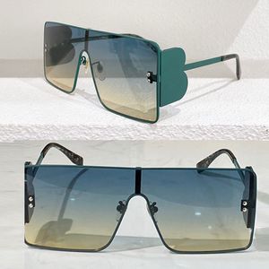 Gafas de sol para hombre y para mujer 3130 lentes de color degradado cuadrado grande marca de moda de alta gama compras al aire libre marco especial de una sola pieza tamaño 61-15-140 gafas de diseñador