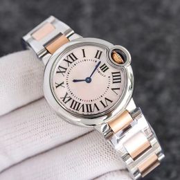 MOVISIÓN DEL Designer de relojes para hombres y mujeres Dial azul de alta calidad Tamaño clásico 42 mm 36 mm 33 mm Correa de acero inoxidable moda automática