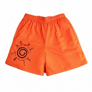 Shorts d'anime pour hommes Shorts d'entraînement de gymnastique athlétique avec poches 5 pouces été entraînement de course décontracté Fitn séchage rapide respirant H481 #