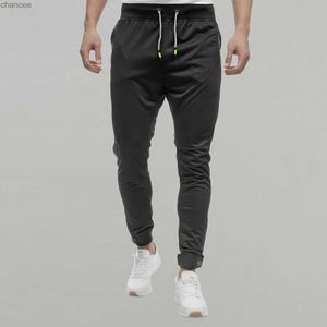Pantalon de survêtement de survêtement d'entraînement athlétique pour hommes avec poche à glissière cordon de serrage pantalon de piste d'exercice de course de grande tailleLF20230824.