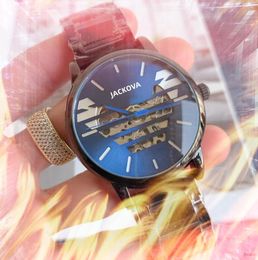 Relojes mecánicos automáticos de hombre Big Watches de 46 mm de acero inoxidable Muñeca de natación Hollow Skeleton Dial Watch Factory Montre de Luxe