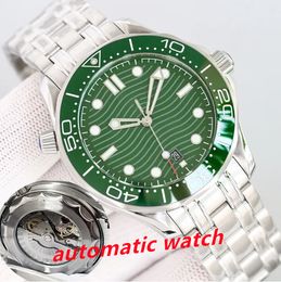 Montres mécaniques automatiques en céramique pour hommes, 42mm, fermoir en acier inoxydable 904L, montres-bracelets de natation, montre lumineuse saphir, montre de luxe