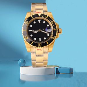 heren automatische mechanische keramiek horloges 41 mm volledig roestvrijstalen vouwsluiting Zwemhorloges saffier lichtgevend horloge montre de luxe waterdicht horloge