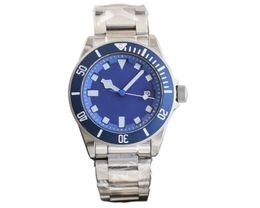 Reloj de diseño mecánico automático para hombre calendario azul verde esfera grande relojes para mujer adecuado único montre femme reloj de pulsera de acero inoxidable envolvente SB062 c4