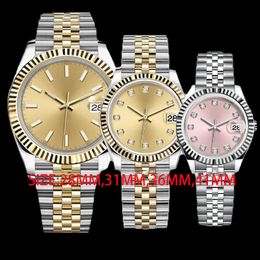 Mens Automatische mechanische luxe horloges Bekijk AAA -kwaliteit orologio 36/41mm 904L vol roestvrijstalen waterdichte lumineuze gold horloge Montre de Luxe polshorloges