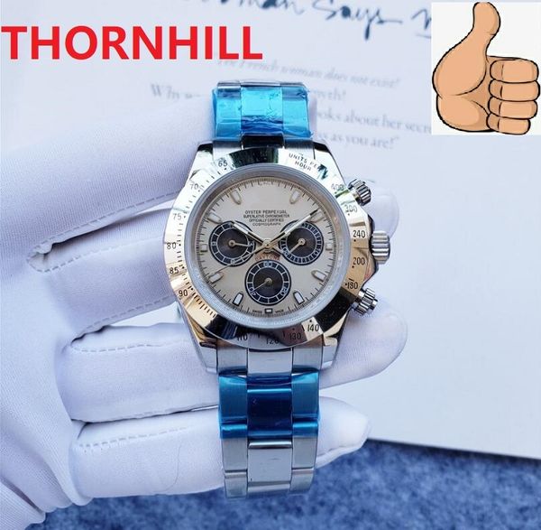 Montres de travail mécaniques automatiques à six broches pour hommes 40 mm avec bracelet en acier inoxydable 316L de qualité supérieure montres saphir super modèle usine belle table d'horloge 2022