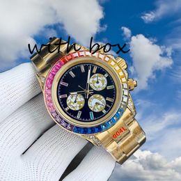 Heren automatisch mechanisch Waes 40 mm horloge mm roestvrijstalen band goud polswa keramische kast ontwerp Montre De Luxe mode luxe horloge opgewaardeerd horloge