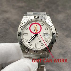 Reloj mecánico automático de hombres relojes de agua de acero inoxidable 42 mm Relojes de muñeca ajustable de zafiro 102715 Montre de Luxe309R