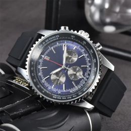 Mentille automatique Quartz Watch 50 mm Fashion Silicone Slicone Blue Black Sapphire Wrists Super Luminal Montre de Luxe Top Brand Watches