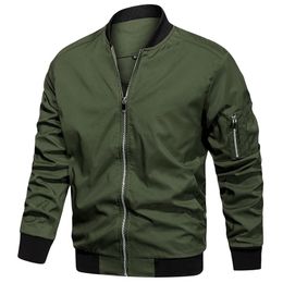 Hommes automne léger Bomber veste décontracté printemps vol universitaire travail Baseball manteau USA taille 240314