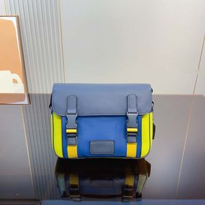 Herentas mailmans tas koeienhuid flap gesp messenger bag luxe lederen prachtige productie klassieke ontwerpers tas