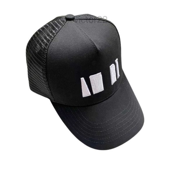 Gorras de bola para hombre Diseñadores de moda Sombrero Letra para mujer Casquette de lujo Gorra de béisbol Deportes de verano Sombrilla Transpirable Red de alta calidad Sombreros de camionero negro w Y1m3