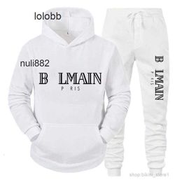 Mens Balmanly Ballmainly Ballman Balmin Balmani M3XL Pantalones de diseñador para chándales Chándal con capucha Traje de algodón puro Moda 52OH Sudadera Ropa deportiva QZP7