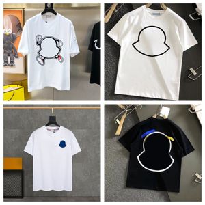 Mens Basic T-shirt Designer pour femmes Double badge brodé Tshirts Men S t-t-shirt Summer Tshirt Fashion