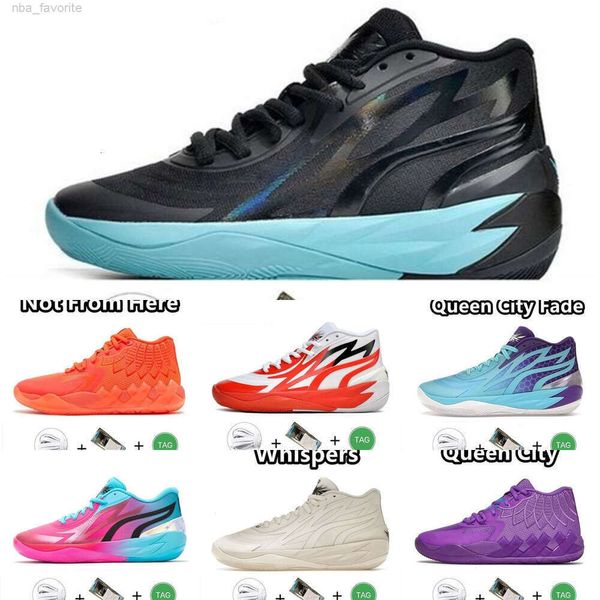 Lamelo Ball 1 02 03 Chaussures de basket-ball toxiques Rick et Morty Rock Ridge Red Queen Not From Here Lo Buzz City Black Blast Mens Trainers