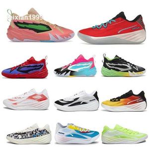 Zapatillas de baloncesto masculino 1 All Pro Nitro Scoot Cero Trainer Sneakers Purple Marcus Smart Henderson Primary University Blue Wide Man Luxe Tennis Tamaño 7 - 12