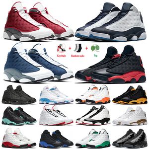 Zapatillas de baloncesto para hombre 13 13s Jumpman gato negro Pedernal rojo Hyper Royal Chicago Gorra y bata Neutral Gris púrpura Phantom Designer Hombre Zapatillas deportivas