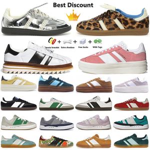 Chaussures de créateurs Vegan Casual Chaussure pour hommes Femmes Mode Baskets en cuir Blanc Core Noir Bonners Collegiate Green Gum Design Plat Sports de plein air Baskets