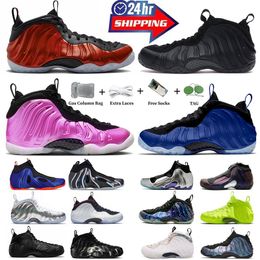 Chaussures de basket-ball pour hommes Flightposite Foamposite One Pro Penny Hardaway Royal Galaxy 2.0 Noir Daim Blanc Ice University Metallic Rouge Baskets de sport pour hommes