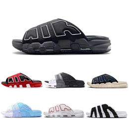 2024 Pippen Sandals glissa plus d'hommes femmes pantoufles noir blanc rouges sports coureurs pantoufle Scottie Pippens Slipper Sandles Designer Mens Designer Fur Sliders