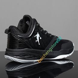 Chaussures de basket-ball antidérapantes pour hommes, baskets respirantes, montantes, chaussures de sport 36-45 L23