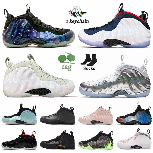 Chaussures de basket-ball pour hommes Penny Hardaway Sports Anthracite Abalone Pure Platinum ParaNorman Island Shattered Backboard Foams One Men Trainers Sneaker