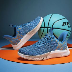 Heren basketbalschoenen zomer lichtgewicht ademende sneakers jeugd lage competitielaarzen dames buitensport loopschoenen schoenendoos maat 36-45